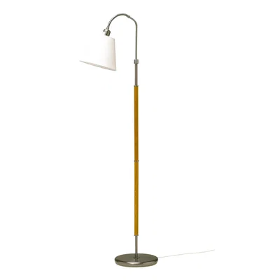 G 358 Tullgarn golvlampa 1L råjärn/ek